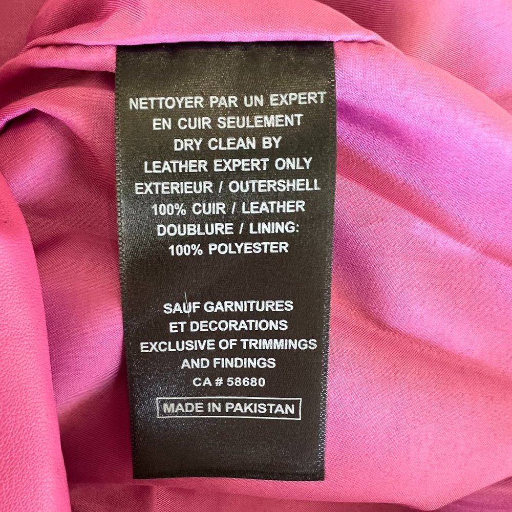NWT Bod and Christensen pink leather dress - Picture 8 of 8